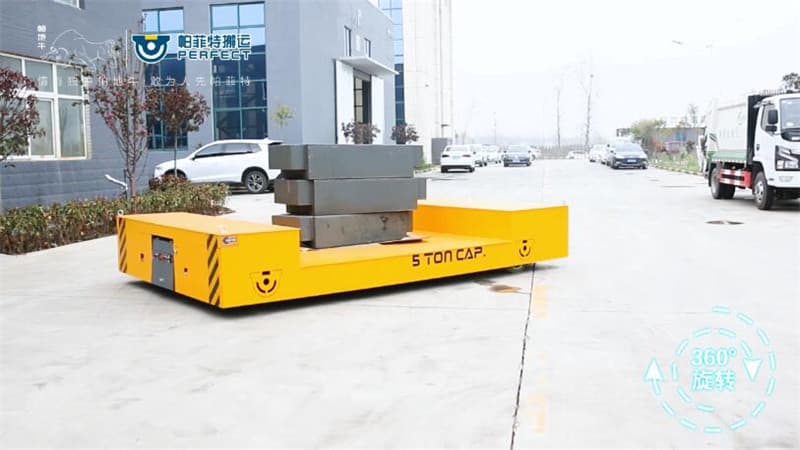 motorized die cart for mechanical equipment workshop 1-300 t